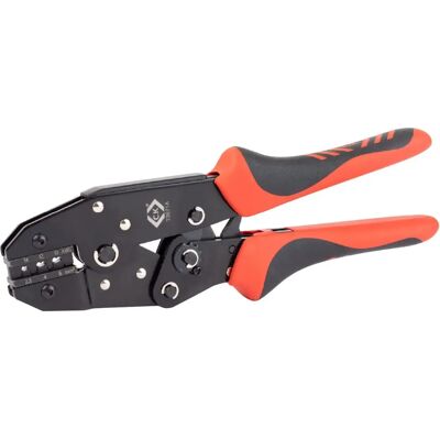 CK Tools T3671A Ratchet Crimping Pliers - Zange voor MC3 & MC4 zonneconnectors CK Tools T3671A Ratchet Crimping Pliers - Zange voor MC3 & MC4 zonneconnectors