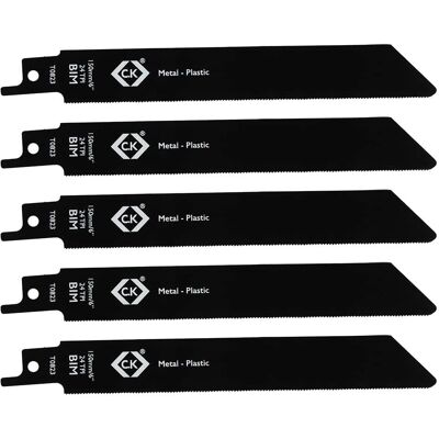 CK Tools T0823 Reciprocating Saw Blades - Multi-Purpose, 24 TPI CK Tools T0823 Reciprocating Saw Blades - Multi-Purpose, 24 TPI