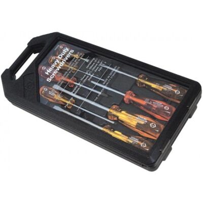 Ensemble de tournevis classiques CK Tools T4999B - Résistant, Précis, Heavy Duty - Publicité Ensemble de tournevis classiques CK Tools T4999B - Résistant, Précis, Heavy Duty - Publicité