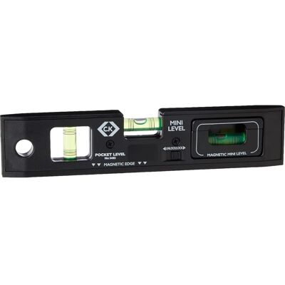 CK Tools T3482 Magnetisches Taschen-Wasserwaage - 210mm CK Tools T3482 Magnetisches Taschen-Wasserwaage - 210mm