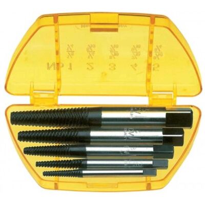 C.K Tools T3062 01 Screw Extractor Set - Left-Handed Steel C.K Tools T3062 01 Screw Extractor Set - Left-Handed Steel