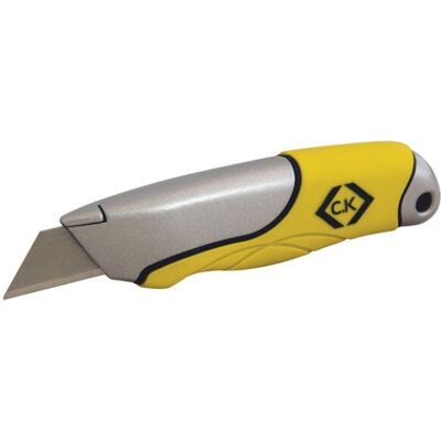 C.K Tools T0957-2 Gele Roestvrijstalen Utility Mes - Mes C.K Tools T0957-2 Gele Roestvrijstalen Utility Mes - Mes