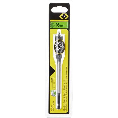 CK Tools T2943-16 Fast4 Houtboor - 16mm CK Tools T2943-16 Fast4 Houtboor - 16mm