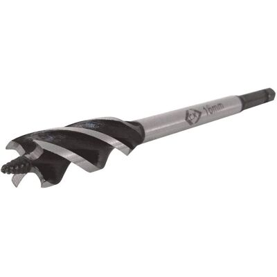 CK Tools T2943-25 Fast4 Wood Drill Bit - 25mm, 160mm Length CK Tools T2943-25 Fast4 Wood Drill Bit - 25mm, 160mm Length