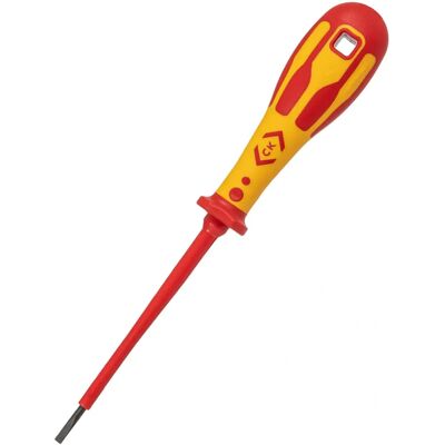 Chave de fenda isolada CK Tools T49144-030 - 3mm/100mm Chave de fenda isolada CK Tools T49144-030 - 3mm/100mm
