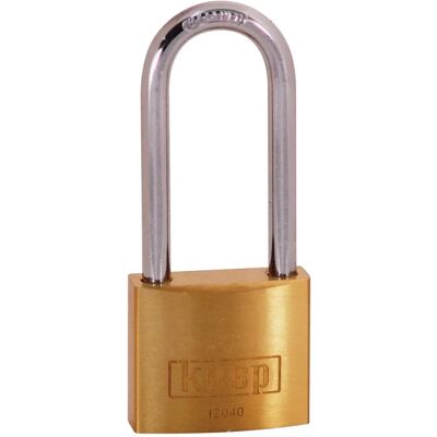 Kasp K12040L63D Brass Padlock - Long Shackle - 40x63mm Kasp K12040L63D Brass Padlock - Long Shackle - 40x63mm