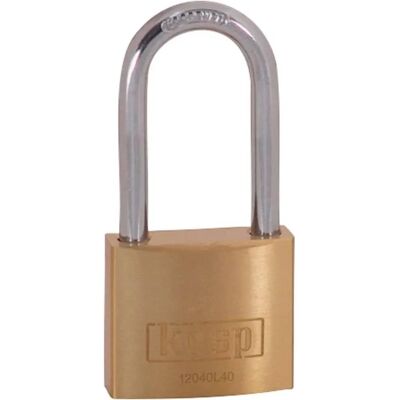 Kasp Messingslås K12040L40D - 40x40mm - Lång kedja Kasp Messingslås K12040L40D - 40x40mm - Lång kedja