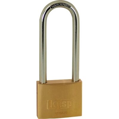 Kasp K12050L80D Zamek z miedzi - 50x80mm - Długi pałąk Kasp K12050L80D Zamek z miedzi - 50x80mm - Długi pałąk
