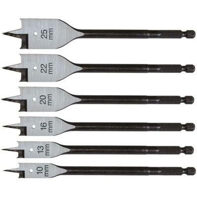CK Tools T2942P Flachholzbohrer-Set - 6 Größen CK Tools T2942P Flachholzbohrer-Set - 6 Größen