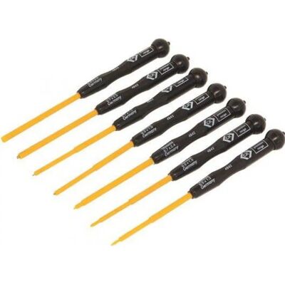 CK Tools T4844 Ensemble de 7 coupeurs de précision - Outils de réglage CK Tools T4844 Ensemble de 7 coupeurs de précision - Outils de réglage