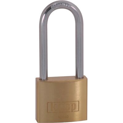Kasp K12040L55D Brass Padlock - 40x55mm - Long Shackle Kasp K12040L55D Brass Padlock - 40x55mm - Long Shackle
