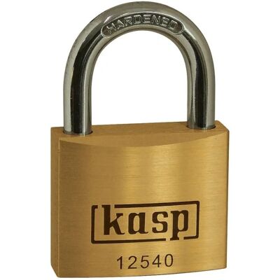 Kasp K12515A1 Premium Brass Padlock - 15mm Kasp K12515A1 Premium Brass Padlock - 15mm