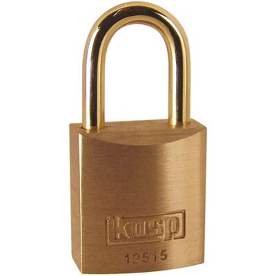 Kasp K12515D Premium Brass Padlock - 15mm Kasp K12515D Premium Brass Padlock - 15mm