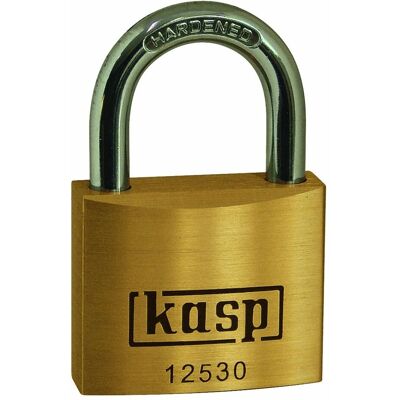 Kasp K12530A1 Premium mässingshänglås - 30mm Kasp K12530A1 Premium mässingshänglås - 30mm