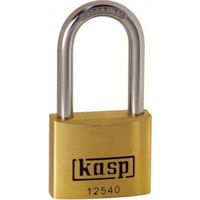 Kasp K12540L40A1 Hochwertiges Messing-Schloss - 40x40mm - Lange Bügel - Sicherheit Kasp K12540L40A1 Hochwertiges Messing-Schloss - 40x40mm - Lange Bügel - Sicherheit