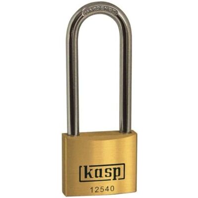 Kasp K12540L63A1 Premium mosiężny zamek - 40x63mm - Długi haczyk - KA25401 Kasp K12540L63A1 Premium mosiężny zamek - 40x63mm - Długi haczyk - KA25401