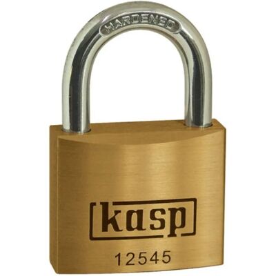 Kasp K12545D Messing Vorhängeschloss - 45mm - Sicherheitsschloss Kasp K12545D Messing Vorhängeschloss - 45mm - Sicherheitsschloss