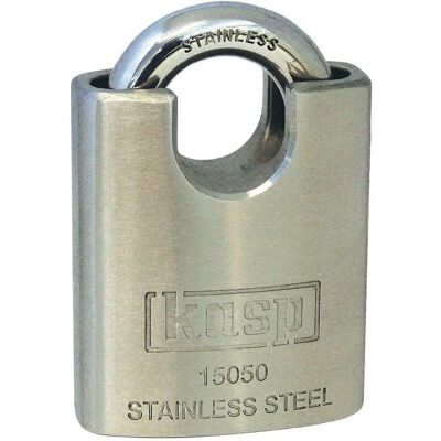 Kasp K15050D Srebrny Zamek ze Stali Nierdzewnej - 50mm Kasp K15050D Srebrny Zamek ze Stali Nierdzewnej - 50mm
