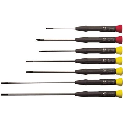 Set di cacciaviti di precisione CK Tools T4883X - Taglio/PH Set di cacciaviti di precisione CK Tools T4883X - Taglio/PH