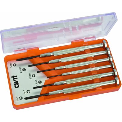 Tournevis de Précision Avit AV05010 - Ensemble de 6 pièces Tournevis de Précision Avit AV05010 - Ensemble de 6 pièces