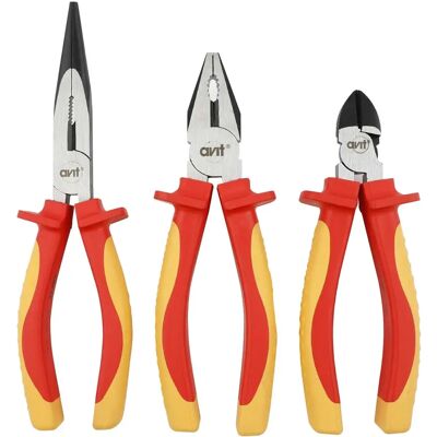 Avit AV06051 Insulated Pliers Set - 3 pcs Avit AV06051 Insulated Pliers Set - 3 pcs