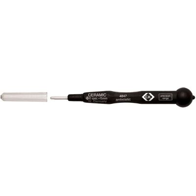 CK Tools T4847 Präzisions-Keramik-Trimmer - PH0, Leicht, Isoliert, Hochtemperaturbeständig CK Tools T4847 Präzisions-Keramik-Trimmer - PH0, Leicht, Isoliert, Hochtemperaturbeständig