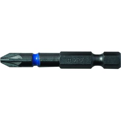 C.K Tools T4560 PZ2LD Inserti a Croce per Cacciavite a Percussione - Blu - 50mm - PZ2 - Uso gravoso C.K Tools T4560 PZ2LD Inserti a Croce per Cacciavite a Percussione - Blu - 50mm - PZ2 - Uso gravoso