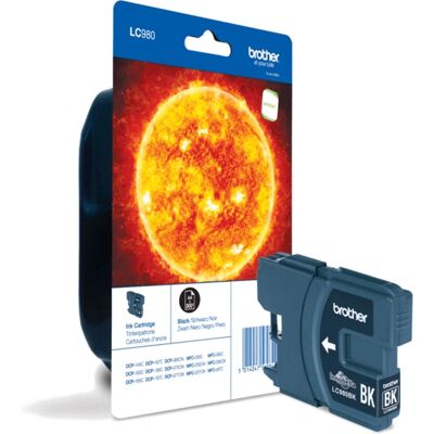 Brother LC980BKBP Zwarte inktcartridge - 300 pagina's - Inktjetprinteronderdeel Brother LC980BKBP Zwarte inktcartridge - 300 pagina's - Inktjetprinteronderdeel