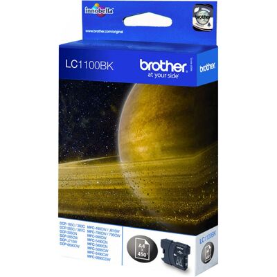 Brother LC-1100BK Zwarte Inktcartridge - Inktcartridge Brother LC-1100BK Zwarte Inktcartridge - Inktcartridge