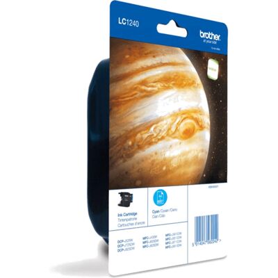 Cartucho de tinta original Brother LC1240CBP Ciano - Impressora inkjet Cartucho de tinta original Brother LC1240CBP Ciano - Impressora inkjet
