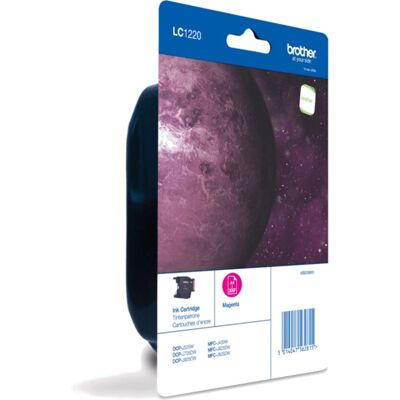 Cartucho de tinta magenta Brother LC1220MBP - 300 páginas Cartucho de tinta magenta Brother LC1220MBP - 300 páginas