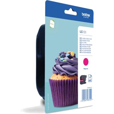 Brother LC123MBP Magenta mustekasetti - Inkjet Brother LC123MBP Magenta mustekasetti - Inkjet