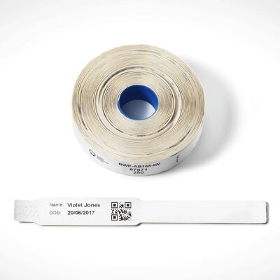 Brother - BWE-AB165IW - 165x20mm - Spedbarn - Armbånd Brother - BWE-AB165IW - 165x20mm - Spedbarn - Armbånd