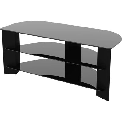 AVF Varano TV Cabinet - 3 Shelves, Black, Fits Up to 55" - TV Cabinet AVF Varano TV Cabinet - 3 Shelves, Black, Fits Up to 55" - TV Cabinet