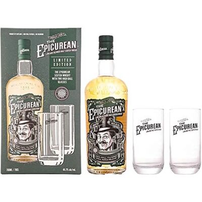 Douglas Laing's The Epicurean 46,2% - 0,7l Geschenkeset + 2 Gläser Douglas Laing's The Epicurean 46,2% - 0,7l Geschenkeset + 2 Gläser
