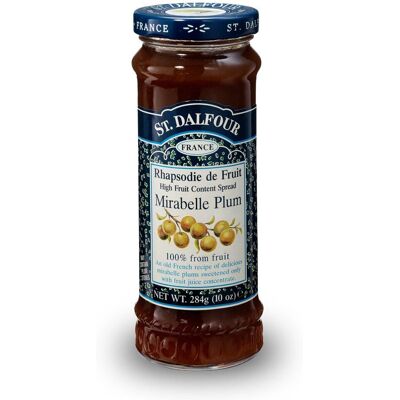 St Dalfour Mirabelle Plum Fruit Spread - High Fruit Content French Recipe St Dalfour Mirabelle Plum Fruit Spread - High Fruit Content French Recipe