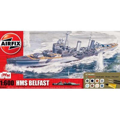 Airfix HMS Belfast Modellbausatz - 1:600 Maßstab Airfix HMS Belfast Modellbausatz - 1:600 Maßstab