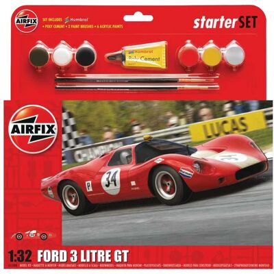 Airfix Ford 3 Litre Gt Modelbouwset - Schaal 1:32 Airfix Ford 3 Litre Gt Modelbouwset - Schaal 1:32