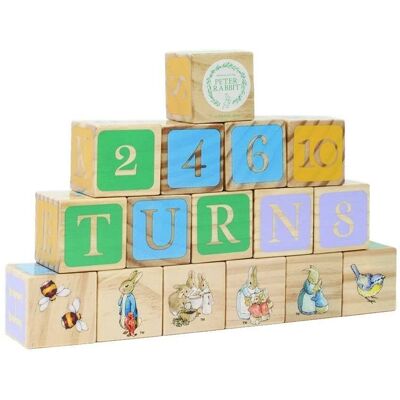 Rainbow Designs Peter Rabbit Wooden ABC Picture Blocks - Wooden Picture Blocks Rainbow Designs Peter Rabbit Wooden ABC Picture Blocks - Wooden Picture Blocks