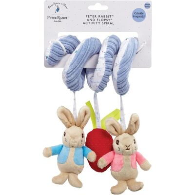 Rainbow Designs Peter & Flopsy Rabbit Activity Spiral - Toy Rainbow Designs Peter & Flopsy Rabbit Activity Spiral - Toy