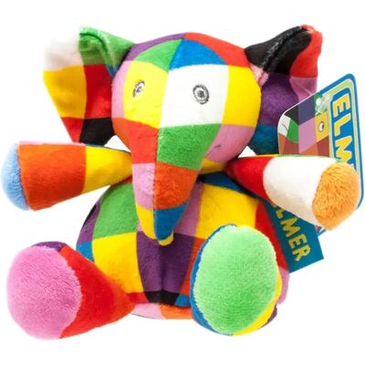 Rainbow Designs Elmer Plush Rattle - Baby Toy Rainbow Designs Elmer Plush Rattle - Baby Toy