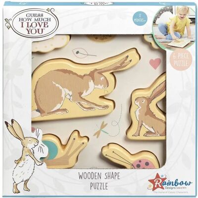 Rainbow Designs Ltd Ghmily Wooden Shape Puzzle - Wooden Shape Puzzle Rainbow Designs Ltd Ghmily Wooden Shape Puzzle - Wooden Shape Puzzle