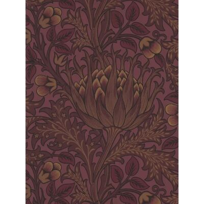 Morris & Co. Artischocken Tapete - Wein - Artischocke - Tapete Morris & Co. Artischocken Tapete - Wein - Artischocke - Tapete