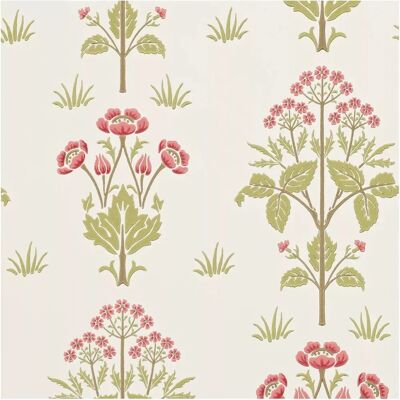 Morris & Co. Meadow Sweet - Rose/ Olive Tapete Morris & Co. Meadow Sweet - Rose/ Olive Tapete
