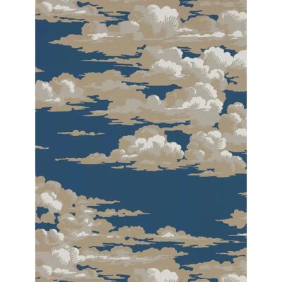 Sanderson Silvi Clouds Tapete - Yacht Blue - Ruhiges und beruhigendes Design Sanderson Silvi Clouds Tapete - Yacht Blue - Ruhiges und beruhigendes Design