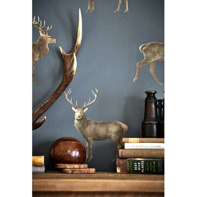 Sanderson Evesham Deer Tapete - Modernes Elegantes Design Sanderson Evesham Deer Tapete - Modernes Elegantes Design