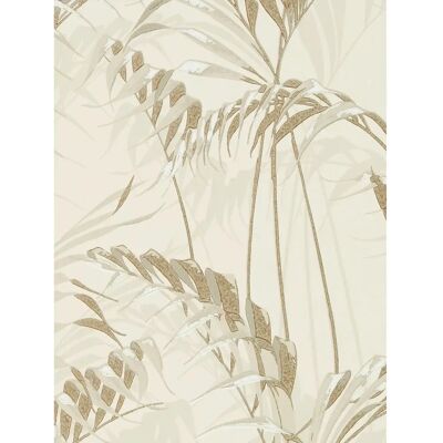 Sanderson Palm House Tapete - Linen/ Gilver - Vliestapete Sanderson Palm House Tapete - Linen/ Gilver - Vliestapete