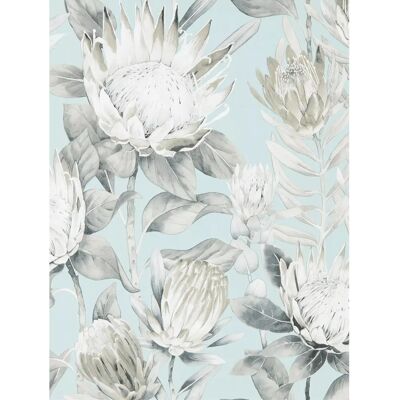 Sanderson King Protea Tapete - Blumen naturgetreu, Metallischer Glitzer, Mehrere Farben Sanderson King Protea Tapete - Blumen naturgetreu, Metallischer Glitzer, Mehrere Farben
