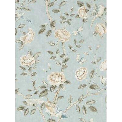 Sanderson Andhara Tapete - Florale, Handbemalt, Texturiert Sanderson Andhara Tapete - Florale, Handbemalt, Texturiert