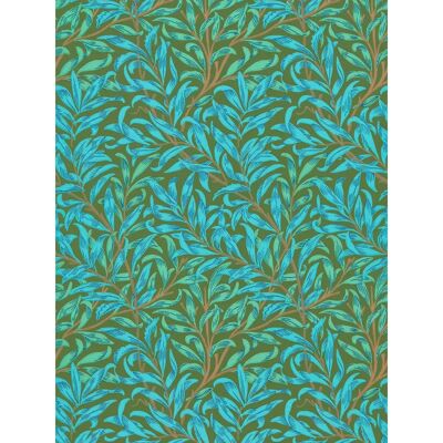 Morris & Co Tapete Willow Bough - Olive/ Turquoise Morris & Co Tapete Willow Bough - Olive/ Turquoise
